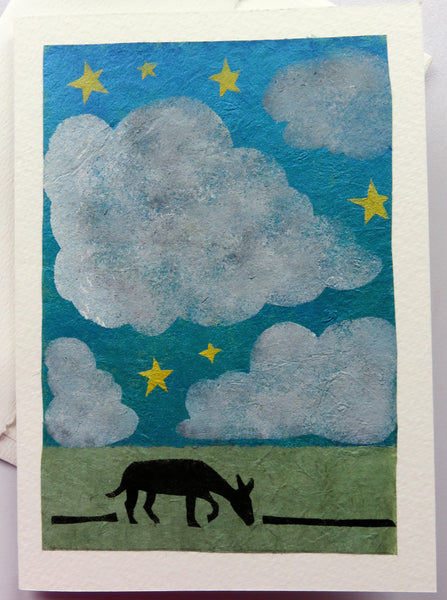Handmade Cards: Big Clouds