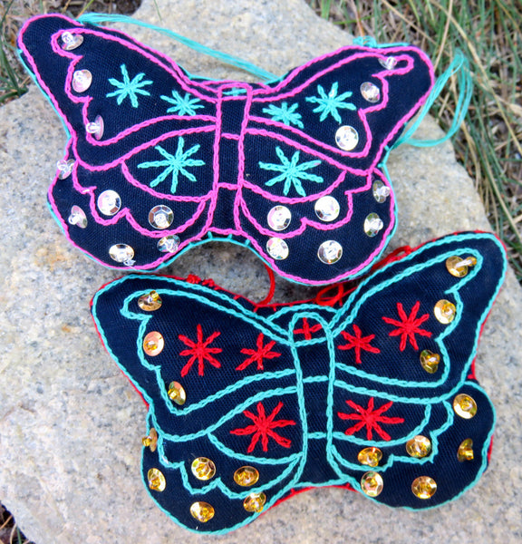 Ornament: Playful Butterfly
